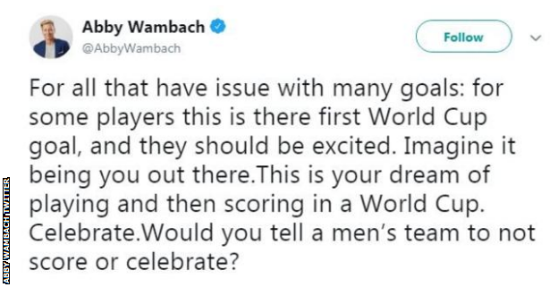 Abby Wambach Twitter