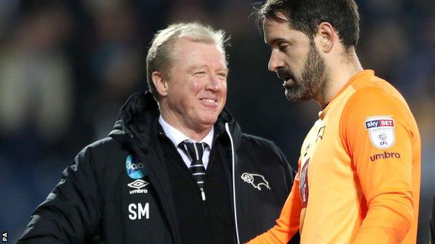 Steve McClaren and Scott Carson