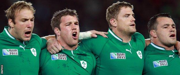 Stephen Ferris believes his former pack colleagues Sean O'Brien, Jamie Heaslip and Cian Healy have helped Ireland make a promising start to the World Cup