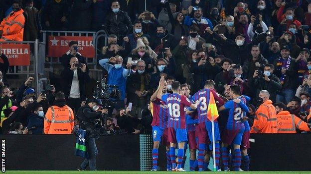 Barcelona celebrate