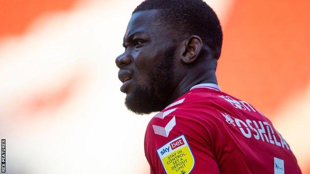 Deji Oshilaja in action for Charlton