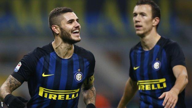 Mauro Icardi and Ivan Perisic