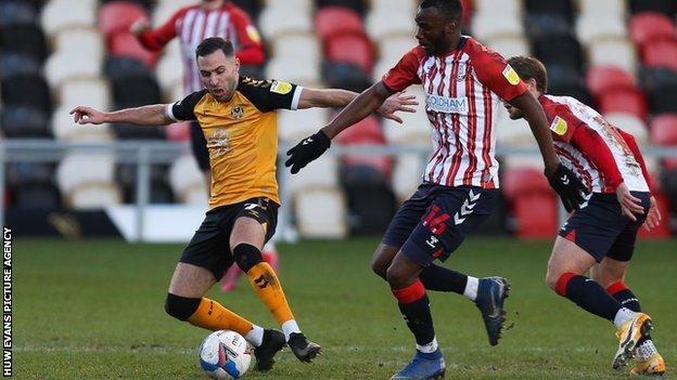 Robbie Willmott (left) played 28 games for Newport last season before his loan move to Exeter