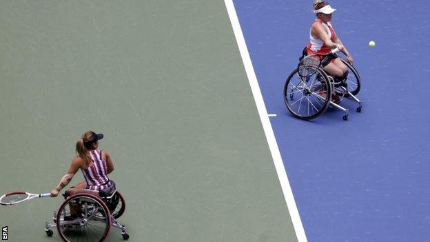 Jordanne Whiley and Yui Kamiji