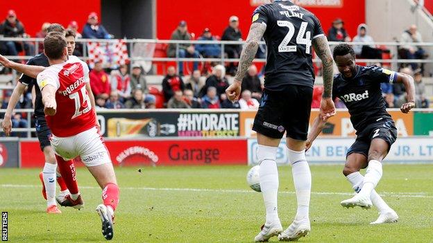 Jon Mikel Obi scores for Middlesbrough at Rotherham