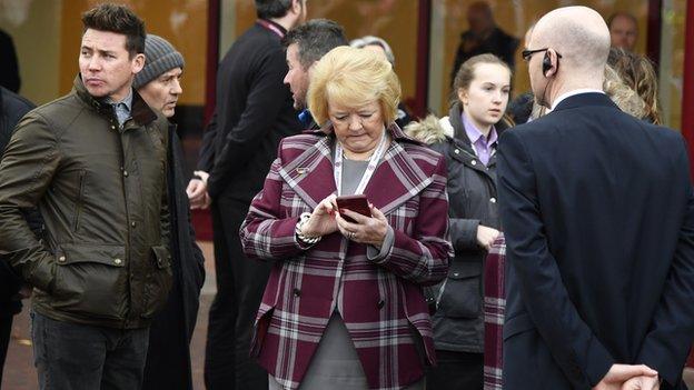 Hearts owner Ann Budge