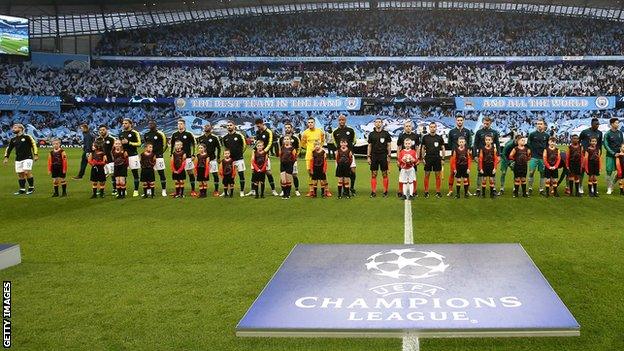 Manchester City v Tottenham Hotspur at the Etihad Stadium in the 2018-19 Champions League quarter-finals