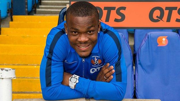 Kilmarnock striker Souleymane Coulibaly