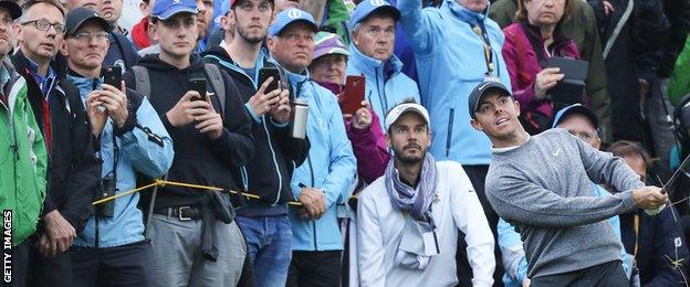 Rory McIlroy at Royal Portrush