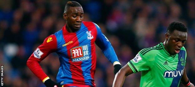 Crystal Palace forward Yannick Bolasie