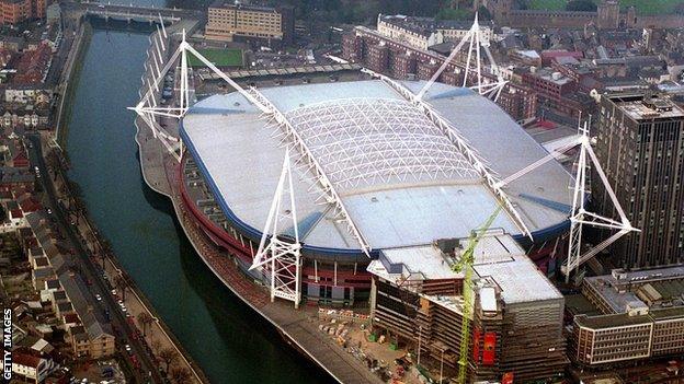 The Principality Stadium in Cardiff