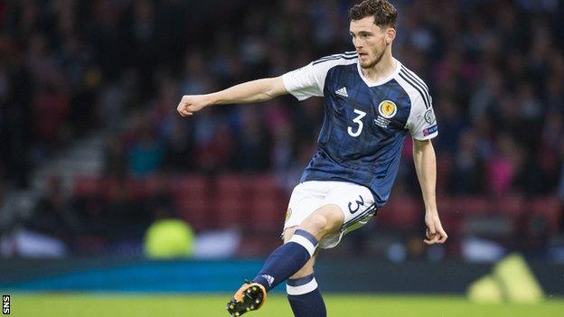 Scotland defender Andrew Robertson