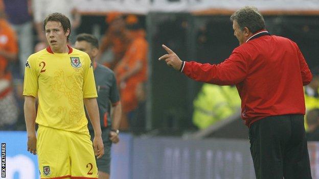 John Toshack gave Chris Gunter his senior Wales debut