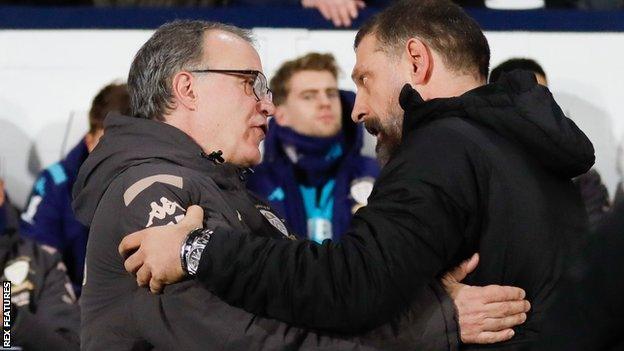 Marcelo Bielsa and Slaven Bilic