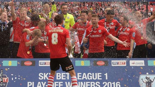 Barnsley celebrate