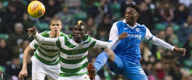 Kristoffer Ajer, Eboue Kouassi and Matty Willock