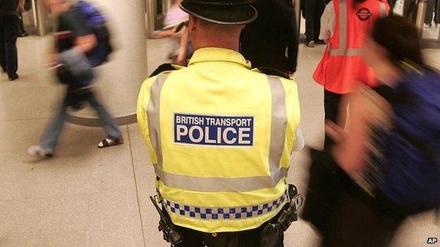 Officer for the British Transport police