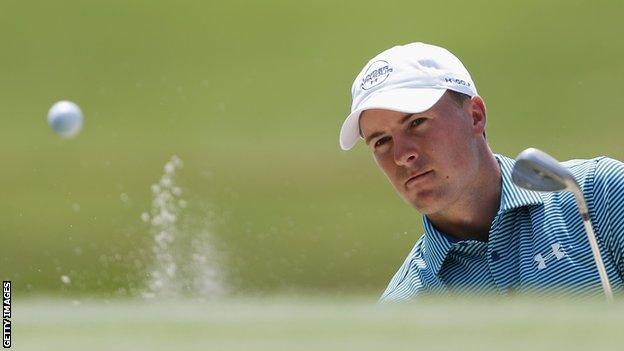 Jordan Spieth at the Players Championship at Sawgrass