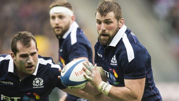 Scotland blindside flanker John Barclay