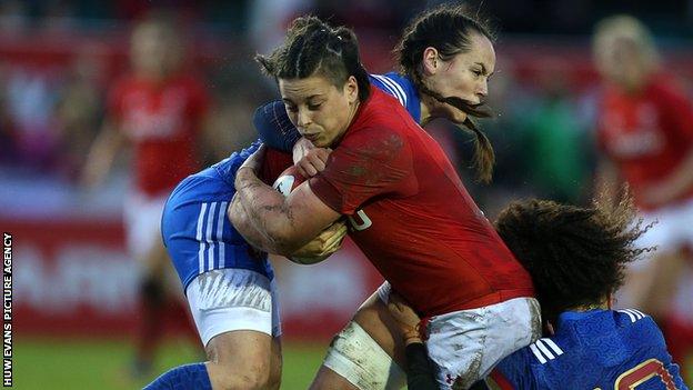 Back-row Sioned Harries has won 58 caps for Wales