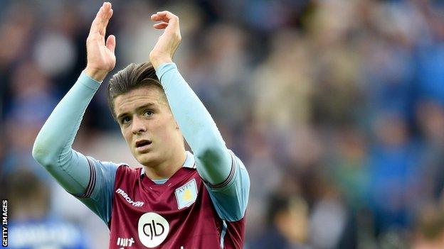 Aston Villa's Jack Grealish