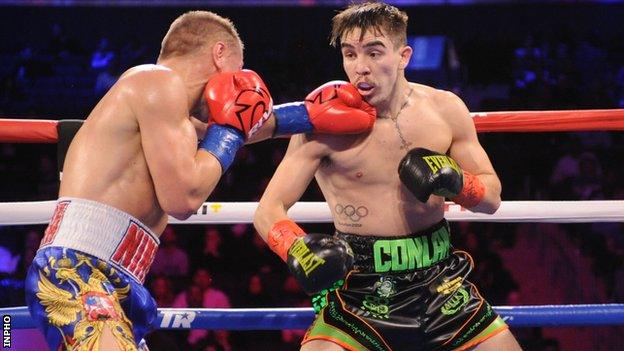 Nikitin was comprehensively defeated on points by Conlan