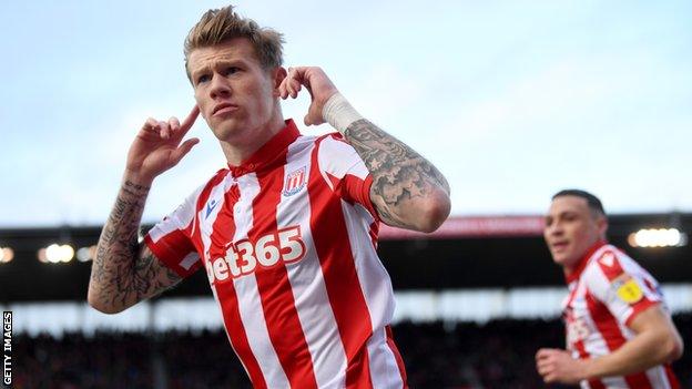 James McClean an opened the scoring for Stoke City