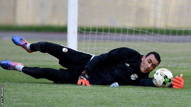 Egypt goalkeeper Essam El Hadary