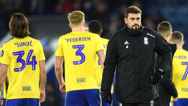 Birmingham City head coach Pep Clotet