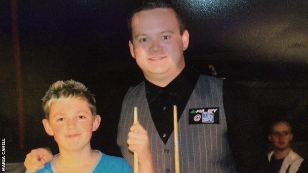 James Cahill (left) and Shaun Murphy.
