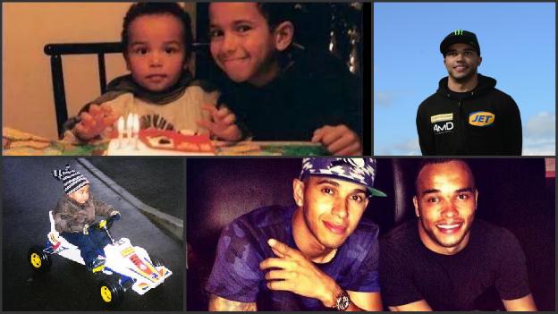 Nic and Lewis Hamilton