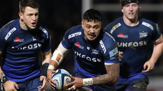 Sale winger Denny Solomona