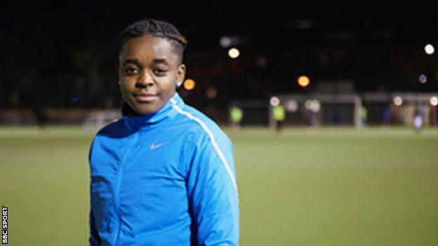 She has played since she was 7, returning from a break