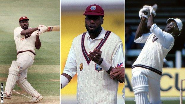 Sir Viv Richards, Sir Curtly Ambrose, Sir Clive Lloyd