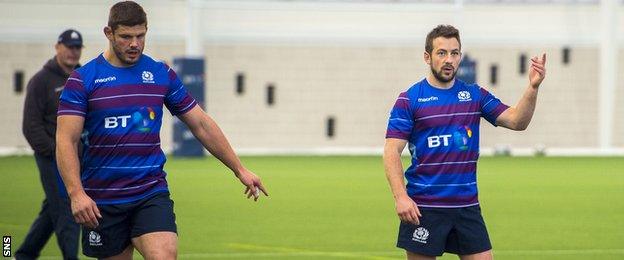 Ross Ford and Greig Laidlaw