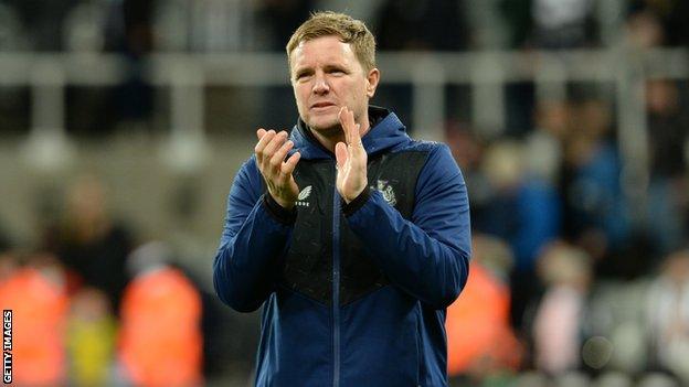 Newcastle United boss Eddie Howe