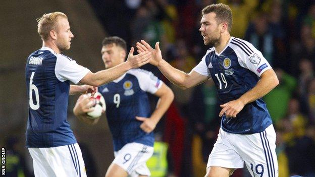 Scotland have picked up four points from three matches in Group F