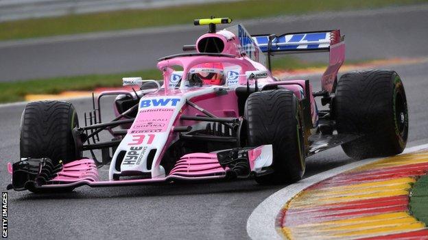 Force India's Esteban Ocon