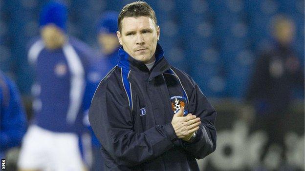 Kilmarnock's caretaker manager Paul McDonald