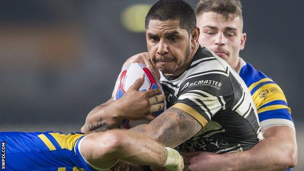 Albert Kelly in action for Hull FC