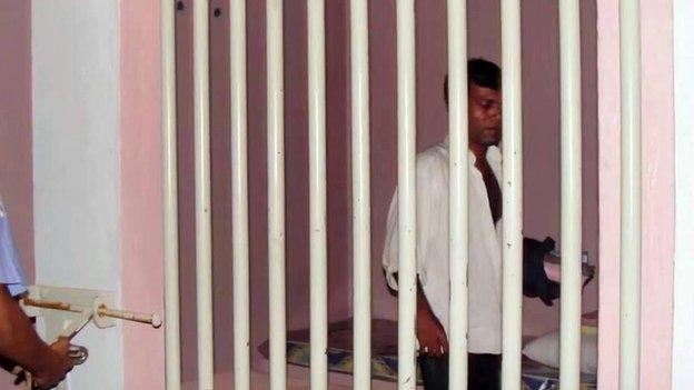 Maldivian activist Mohamed Nasheed in jail in 1990s