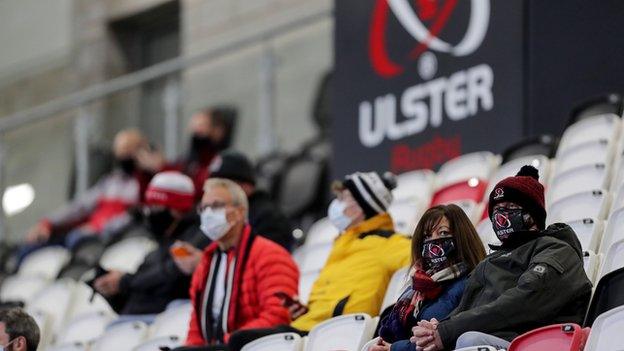 As a trial, 600 supporters attended Ulster's Pro14 opener against Benetton on 2 October