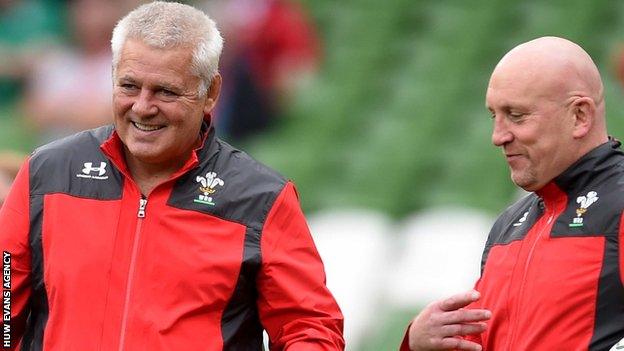 Warren Gatland and Shaun Edwards