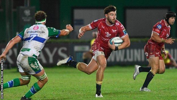 Scarlets centre Johnny Williams has won five caps for Wales