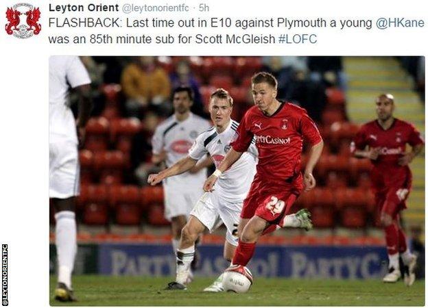 Leyton Orient tweet