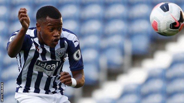 Rayhaan Tulloch in action for West Bromwich Albion