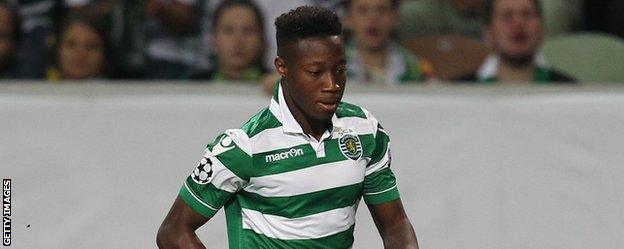 Sporting Lisbon winger Carlos Mane