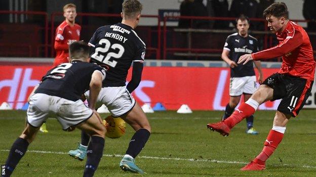 Josh Windass fires the equaliser for Rangers