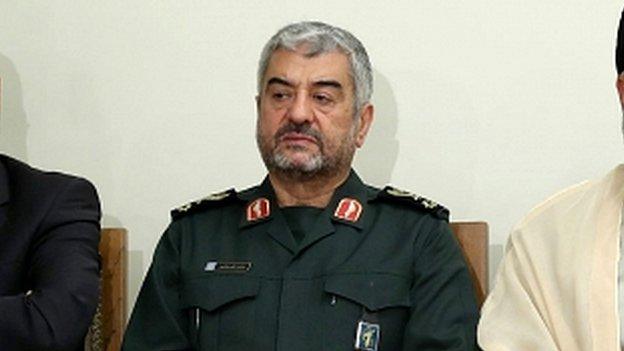 Maj Gen Mohammad Ali Jafari in 2017