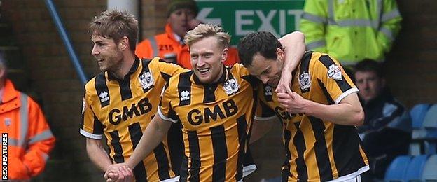 Port Vale celebrate